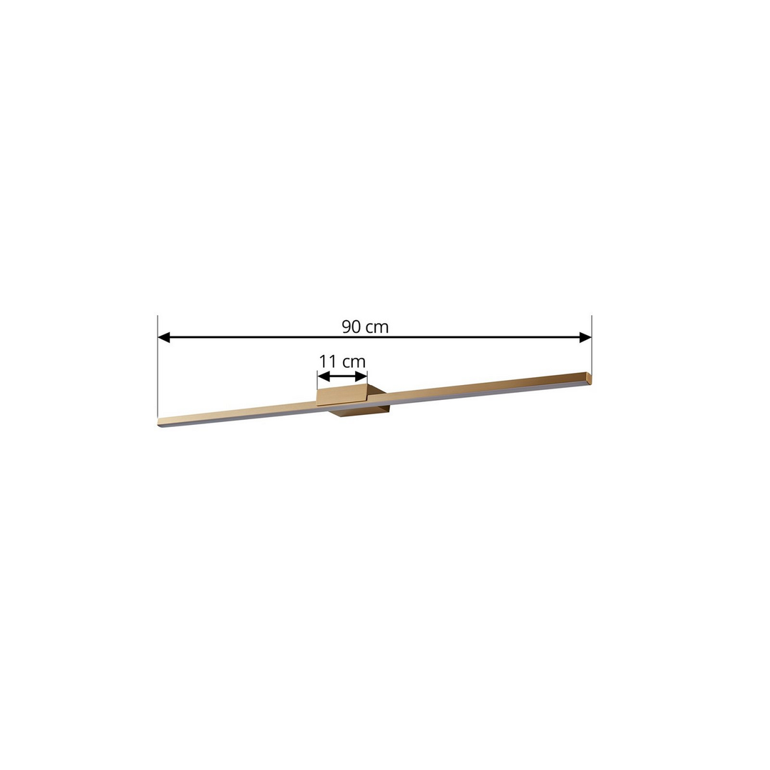 Lucande Led Spiegellampe Spiegellicht Kivana Kupfer Metall 90cm Ip44 Lampe B-Ware