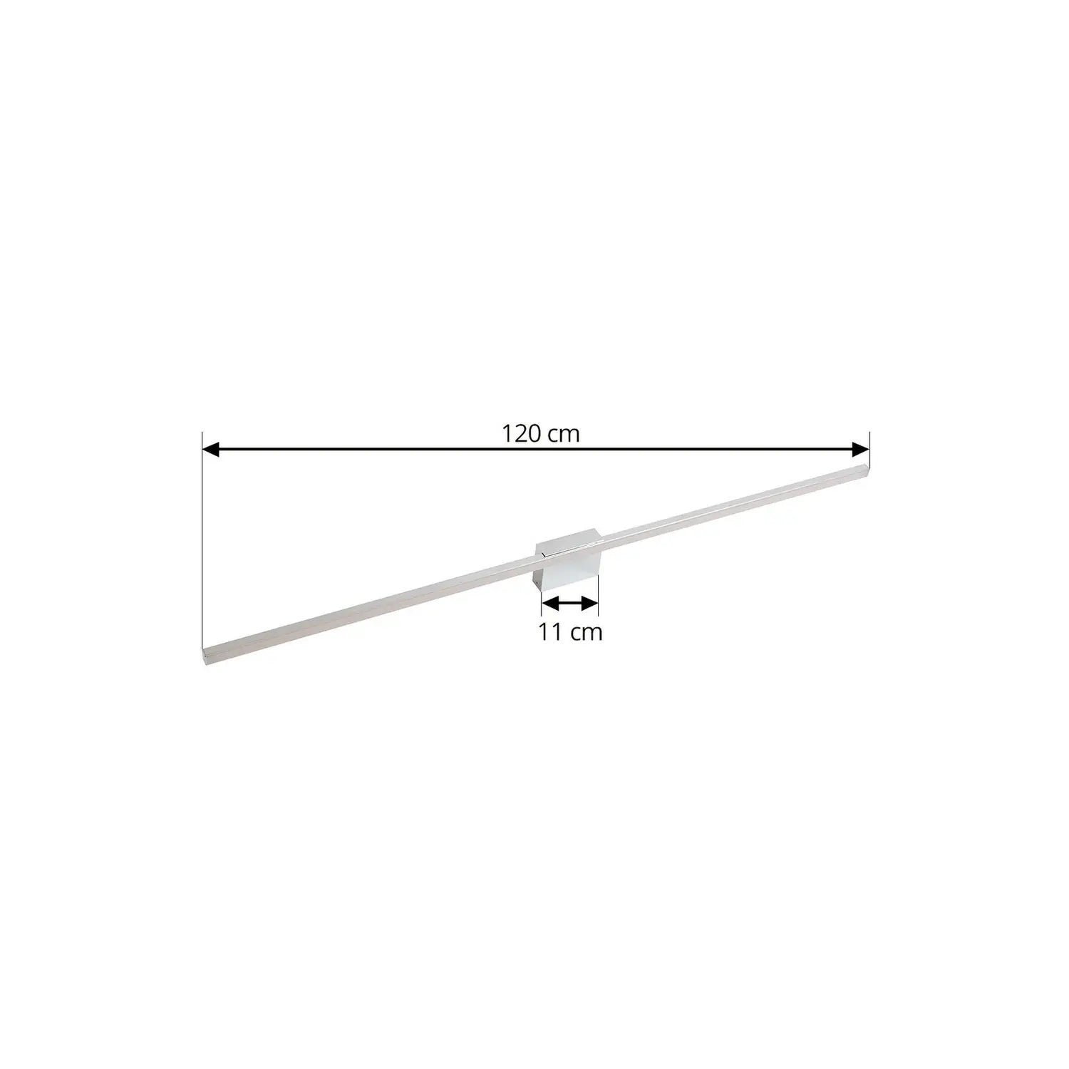 B-Ware Lucande Spiegellampe Badleuchte Led Chrom Aluminium 120cm Ip44 Siehe Text - 4251911776454