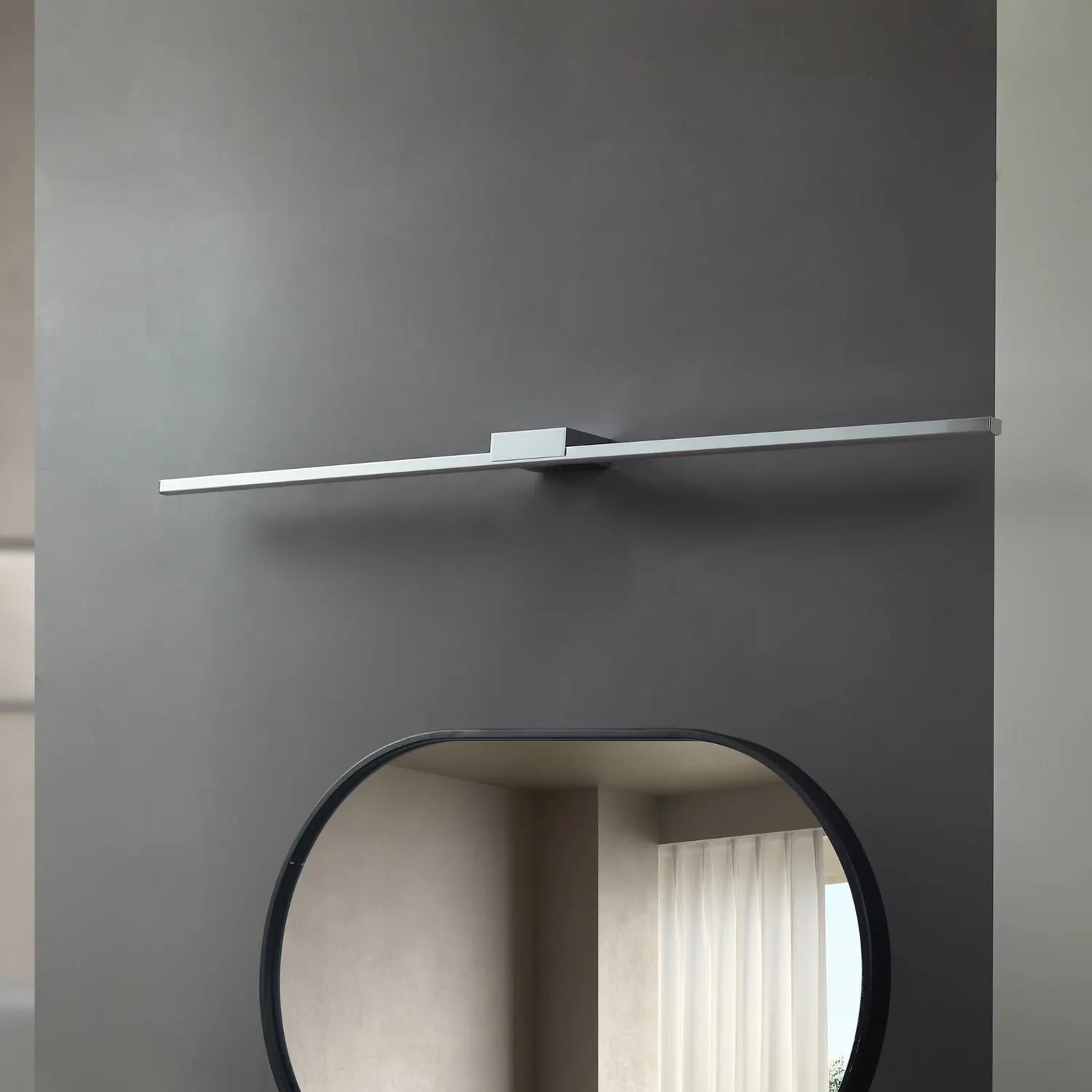B-Ware Lucande Spiegellampe Badleuchte Led Chrom Aluminium 120cm Ip44 Siehe Text - 4251911776454