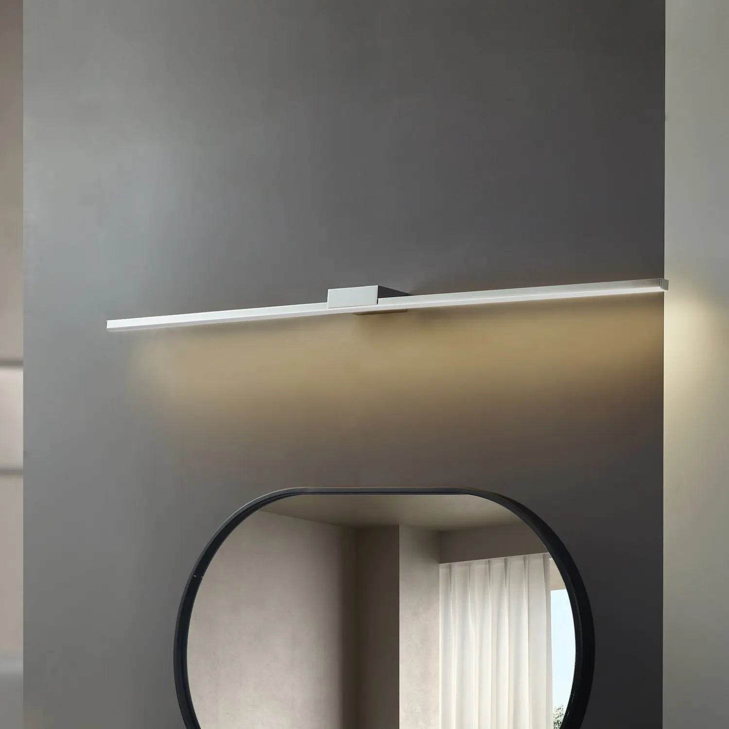 B-Ware Lucande Spiegellampe Badleuchte Led Chrom Aluminium 120cm Ip44 Siehe Text - 4251911776454
