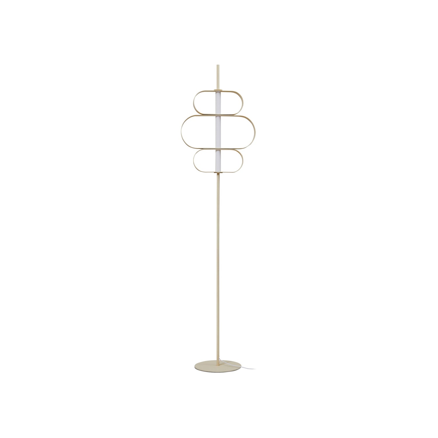 B-Ware Lucande Stehleuchte Stehlampe Led Audrina Beige Metall Dimmbar Wohnzimmer Licht - 4251911776997