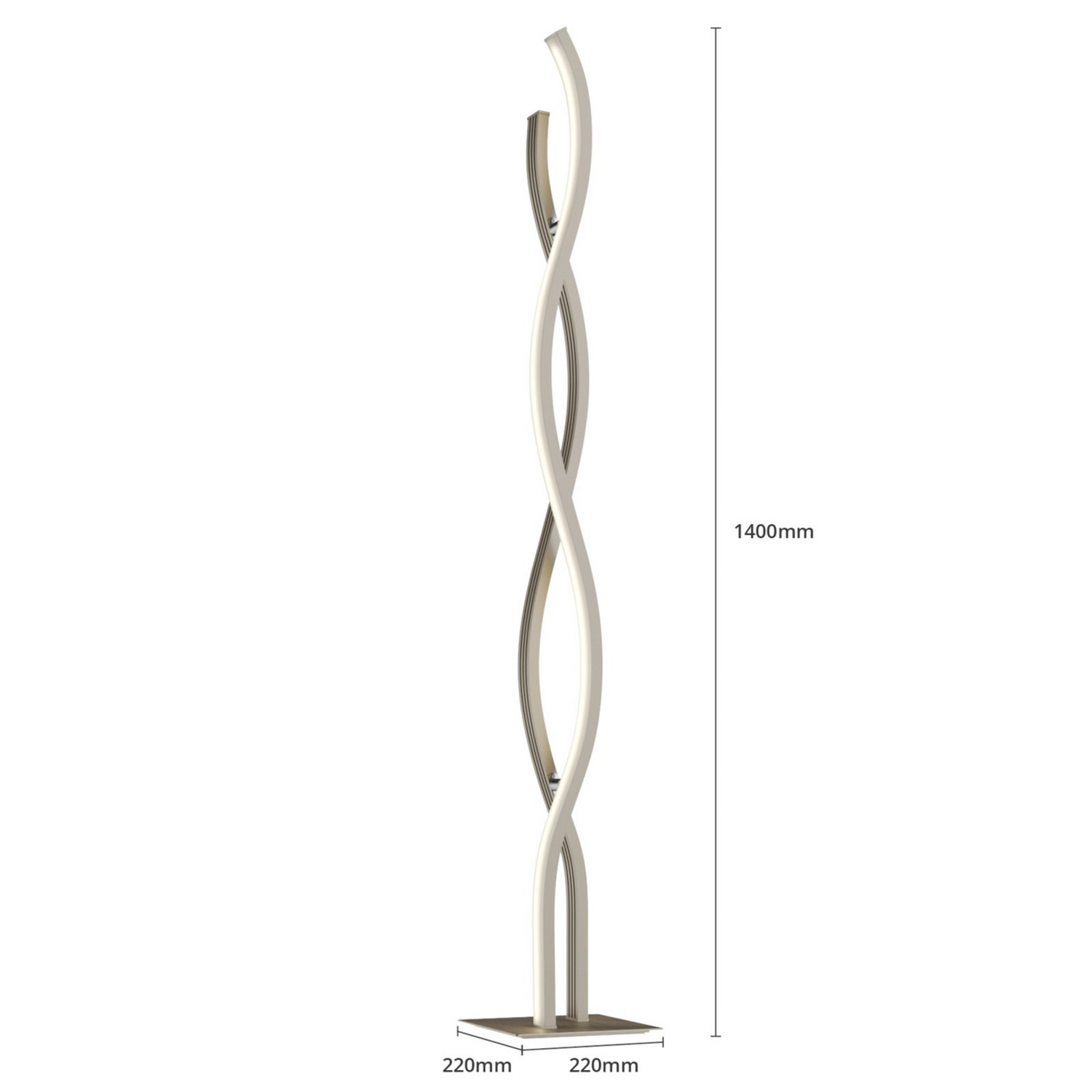 B-Ware Lucande Stehleuchte Stehlampe Led Mairia Alu Wohnzimmer Dimmbar Siehe Text - 4251096572919