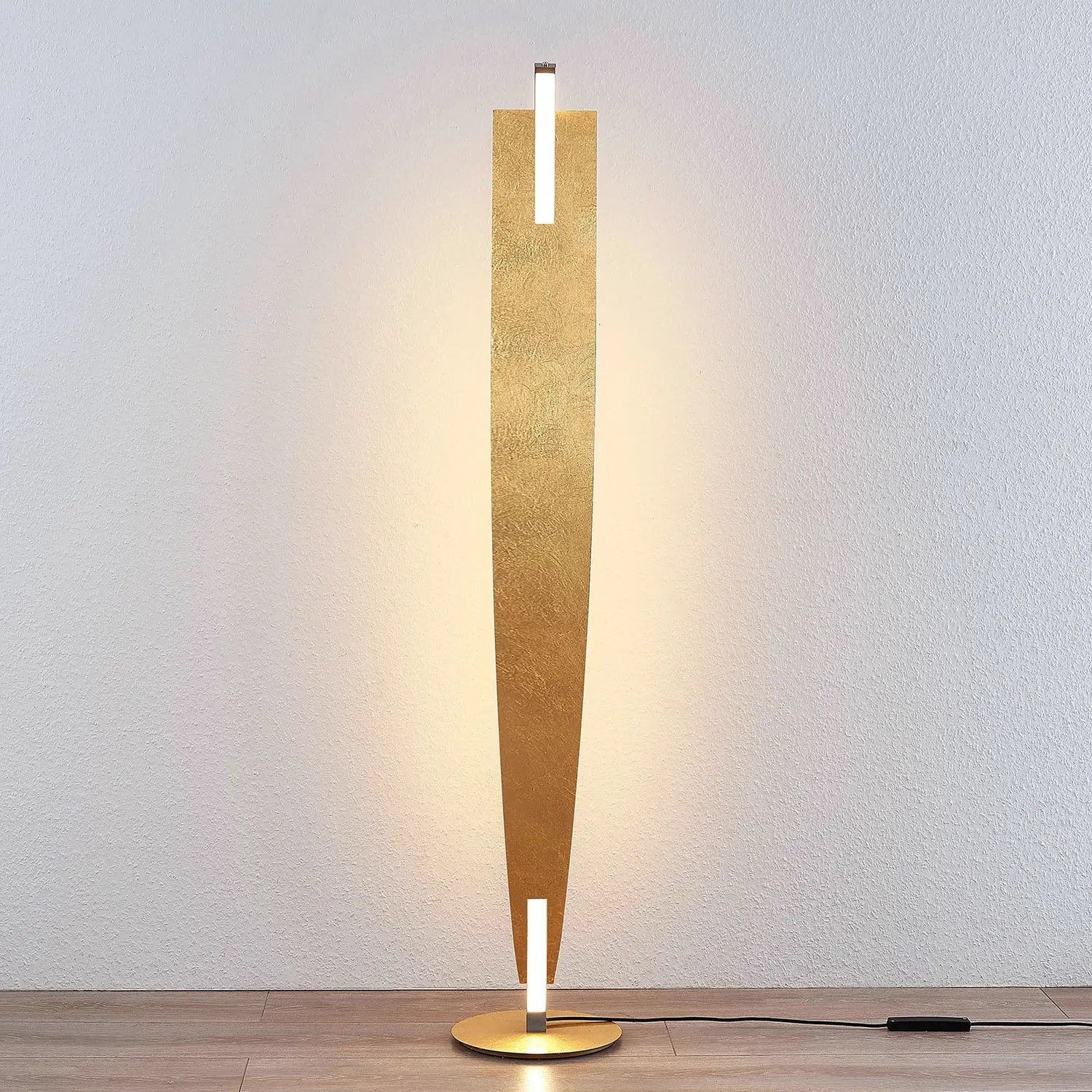 B-Ware Lucande Led Stehleuchte Marija Stehlampe Standleuchte Standlampe Goldoptik 140cm - 12753289658028