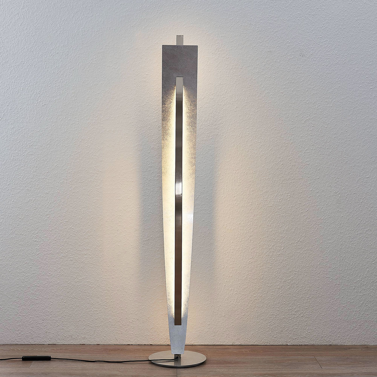 B-Ware Lucande Stehleuchte Stehlampe Led Marija Silber Dimmbar Beleuchtung Raum389 - 4251096553642