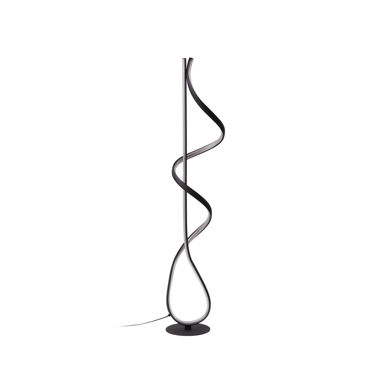 Lucande Stehleuchte Standlampe LED Rodado schwarz Beleuchtungskunst Aluminium183 - 4251911795004