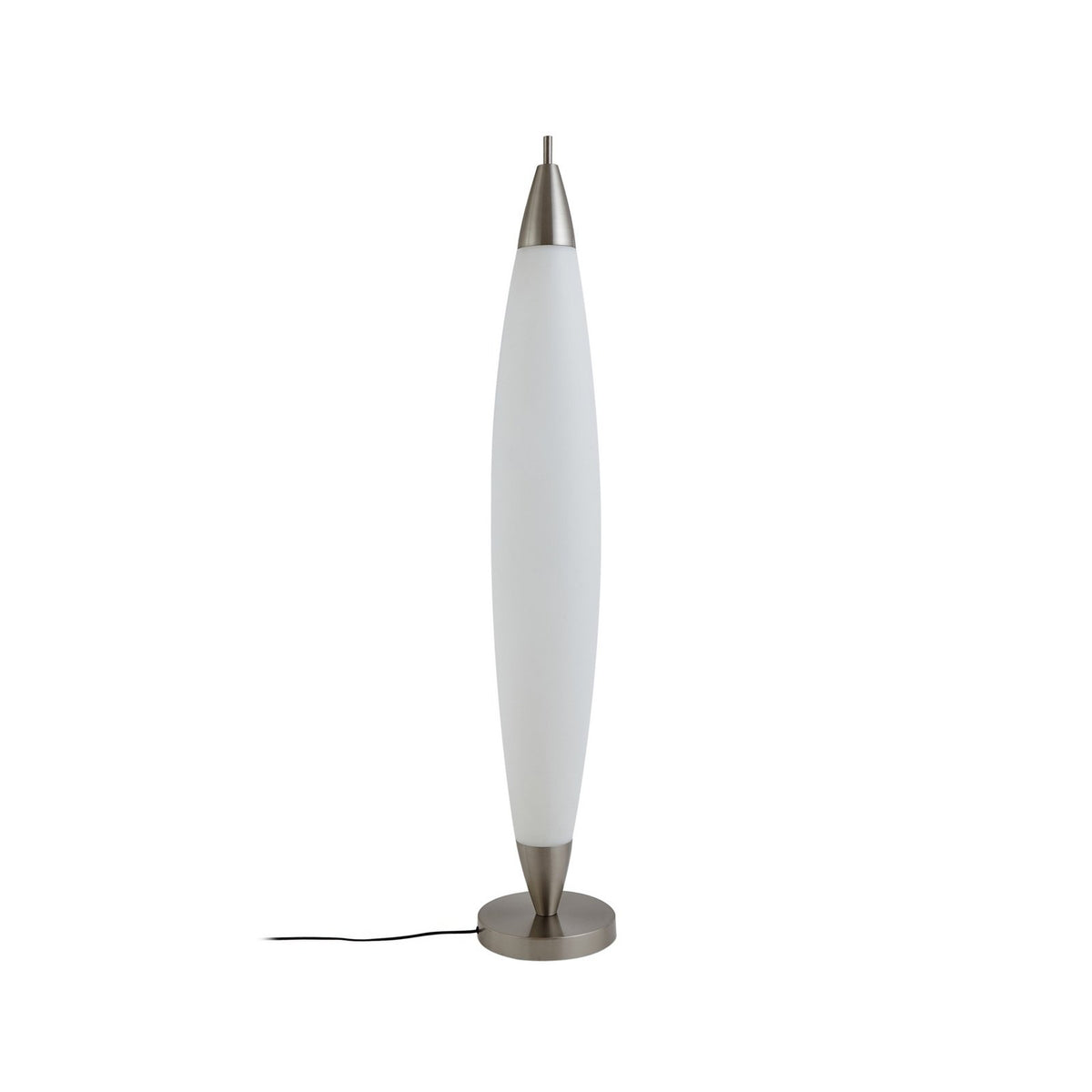 Lucande Stehleuchte Standlampe LED Tarell weiß nickel dimmbar Wohnzimmerlampe - 4251911794731