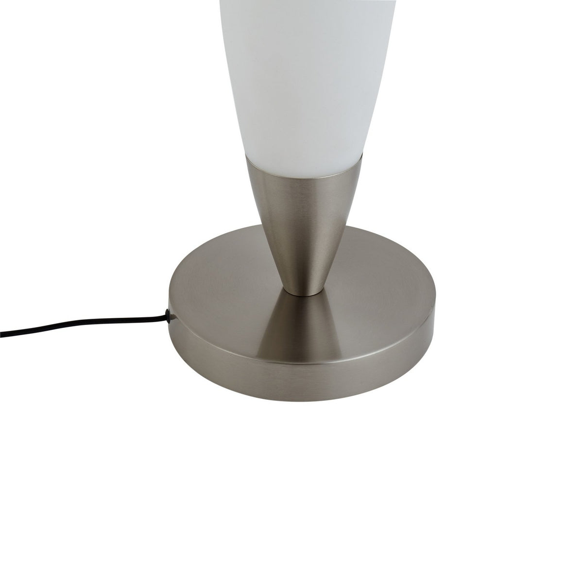 Lucande Stehleuchte Standlampe LED Tarell weiß nickel dimmbar Wohnzimmerlampe - 4251911794731