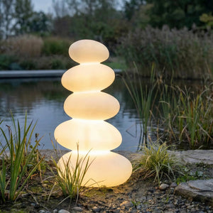 B-Ware Stehleuchte Außenlampe Lucande Led Lampe Soriel Fernbedienung Weiß Ip54