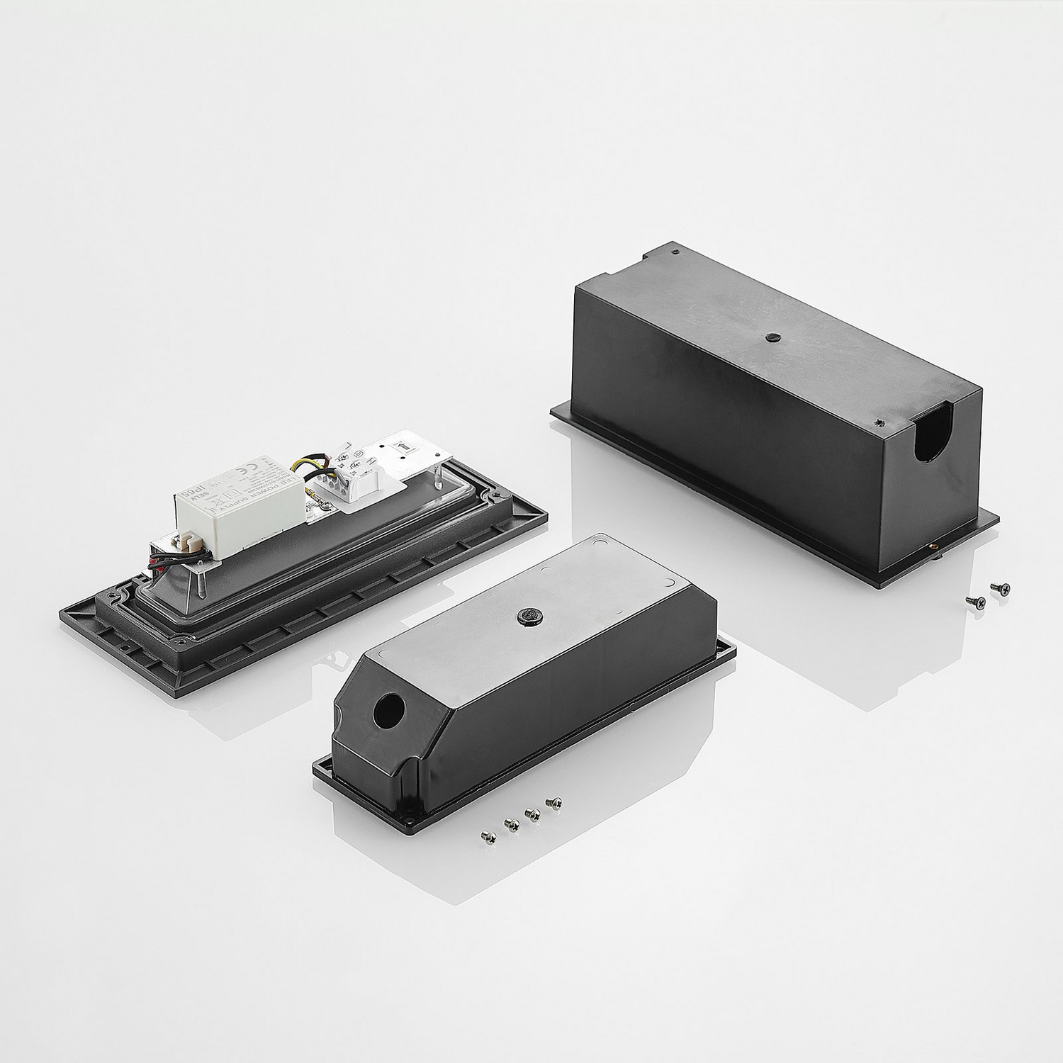 B-Ware Lucande Led Wandeinbauleuchte Jaano Anthrazit Alu Ip65 Wandlampe Lampe Leuc827 - 4251096583304