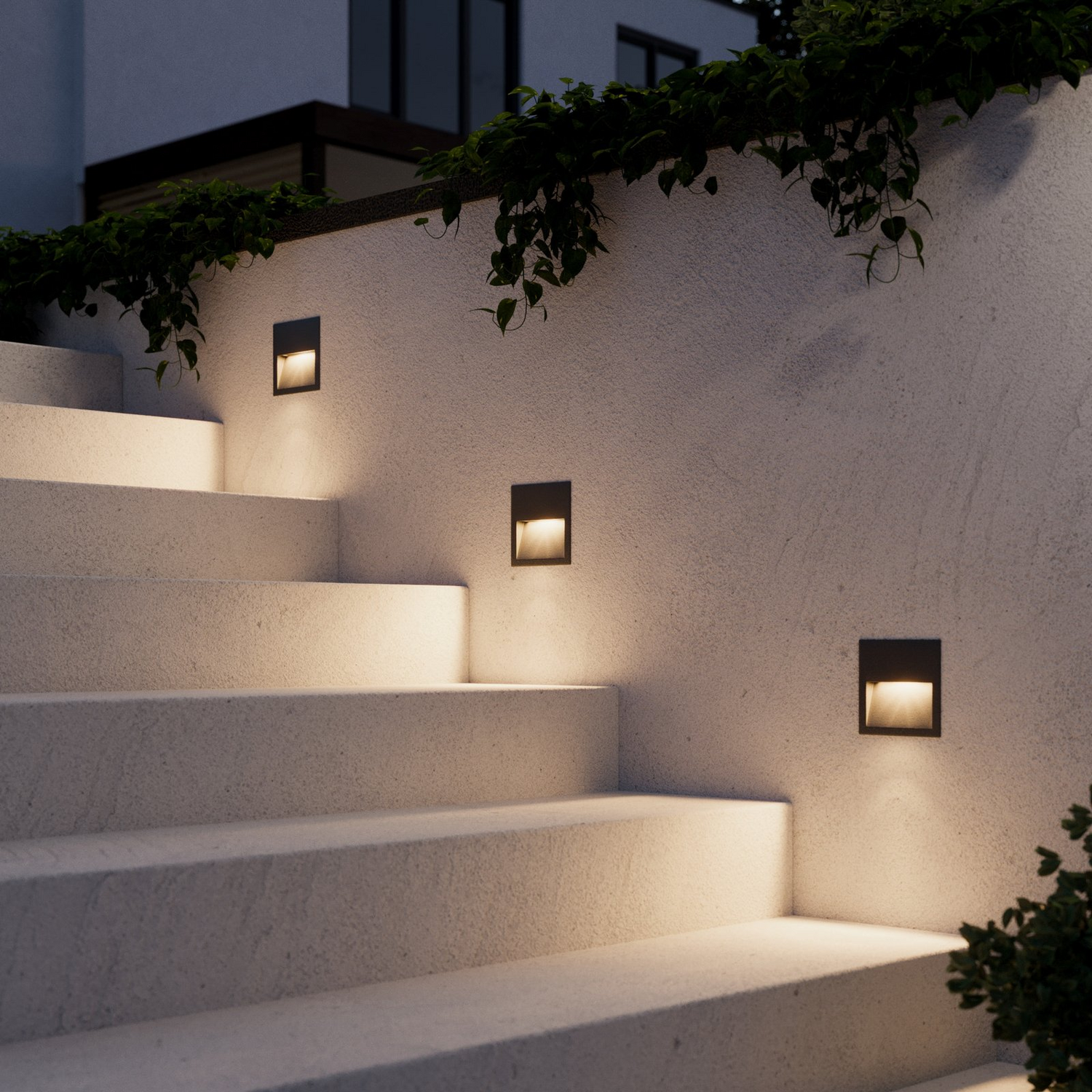 Lucande Quadratische Led Wandeinbaulampe Loya Für Außen Lampe Außenlampe Licht   B-Ware - 4251096526073