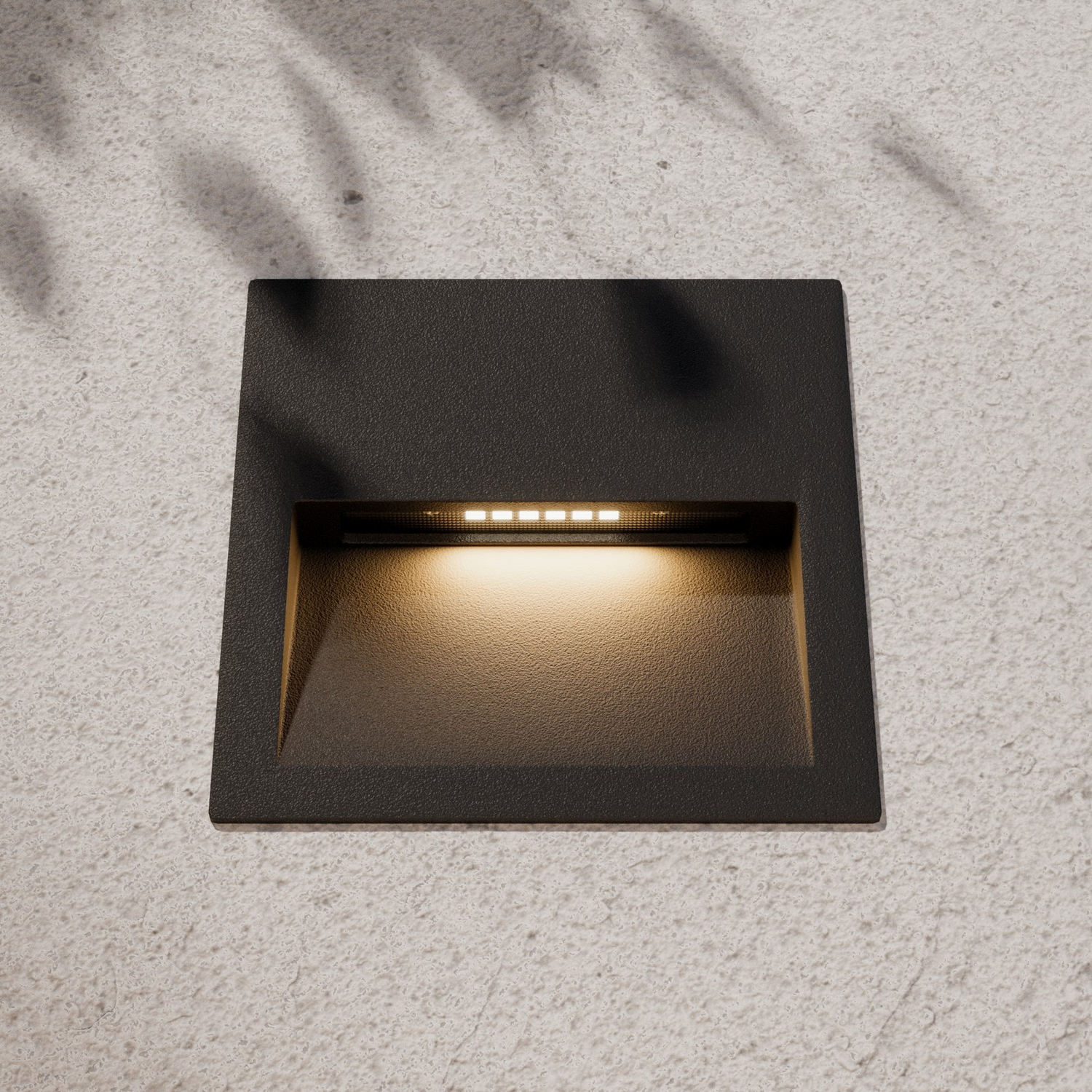 Lucande Quadratische Led Wandeinbaulampe Loya Für Außen Lampe Außenlampe Licht   B-Ware - 4251096526073
