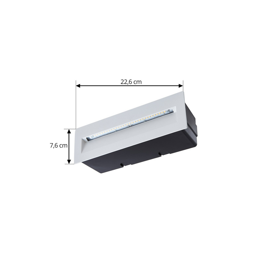 Lucande Wandeinbauleuchte Wandlampe Wandleuchte Led Ip54 Outdoor Einbauleuchte B-Ware - 4251911798340