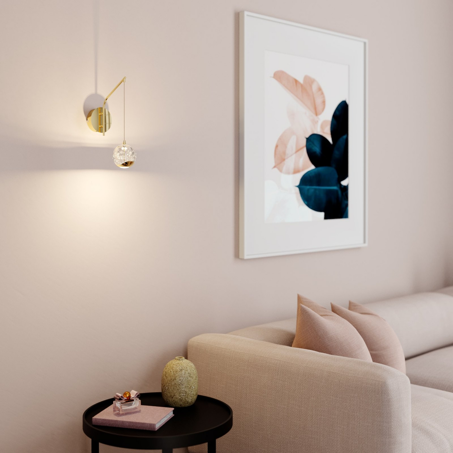 B-Ware Lucande Wandlampe Wandleuchte Led Hayley Glas Goldfarben Klar Siehe Text/Foto - 4251096562415