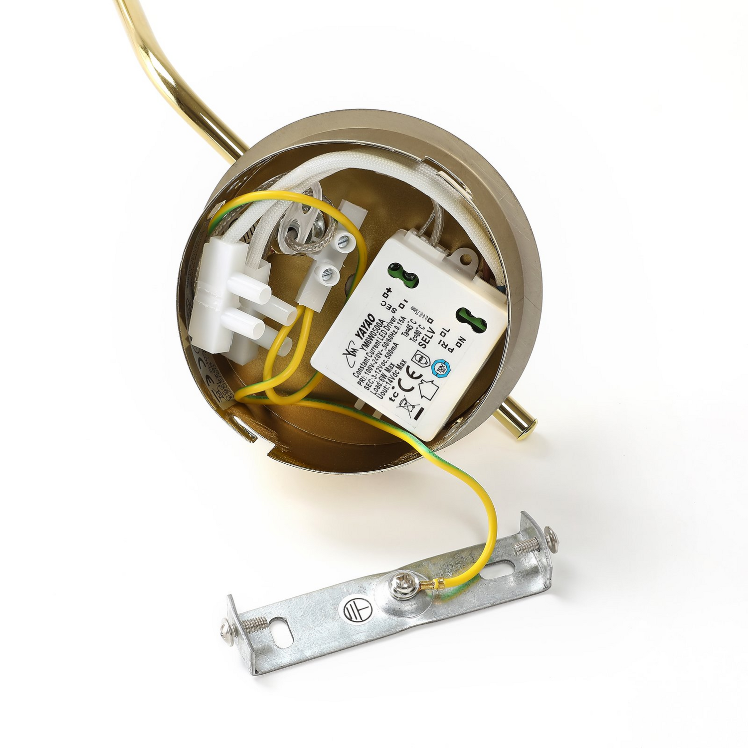 B-Ware Lucande Wandlampe Wandleuchte Led Hayley Glas Goldfarben Klar Siehe Text/Foto - 4251096562415
