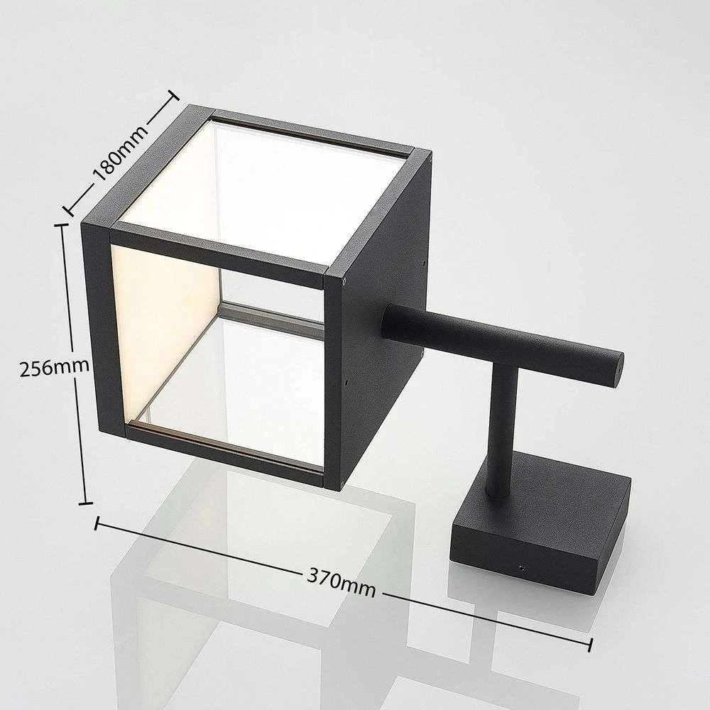 B-Ware Lucande Led Außenwandleuchte Cube Gartenleuchte Wandleuchte Led Siehe Text/Foto - 4251096550405
