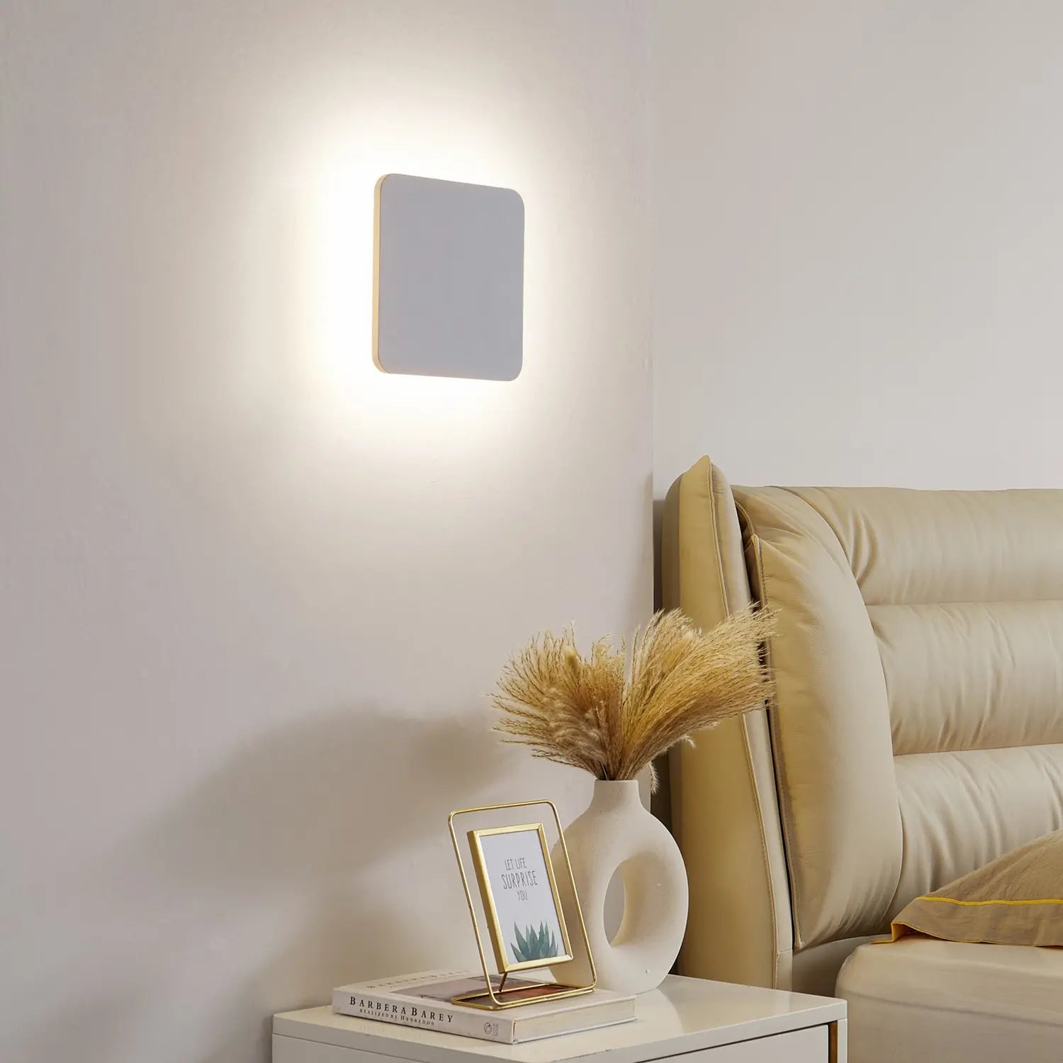 B-Ware Lucande Led Wandleuchte Leuchte Elrik Weiß 22 Cm Metall Wandlampe 3000 K 1700lm - 4251911778984