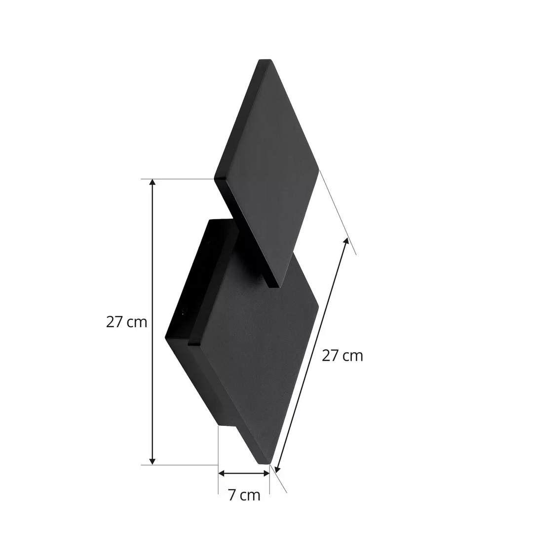 Lucande Led Wandleuchte Elrik Wandleuchte Schwarz 27 Cm Hoch Siehe Text/Foto B-Ware - 4251911779004