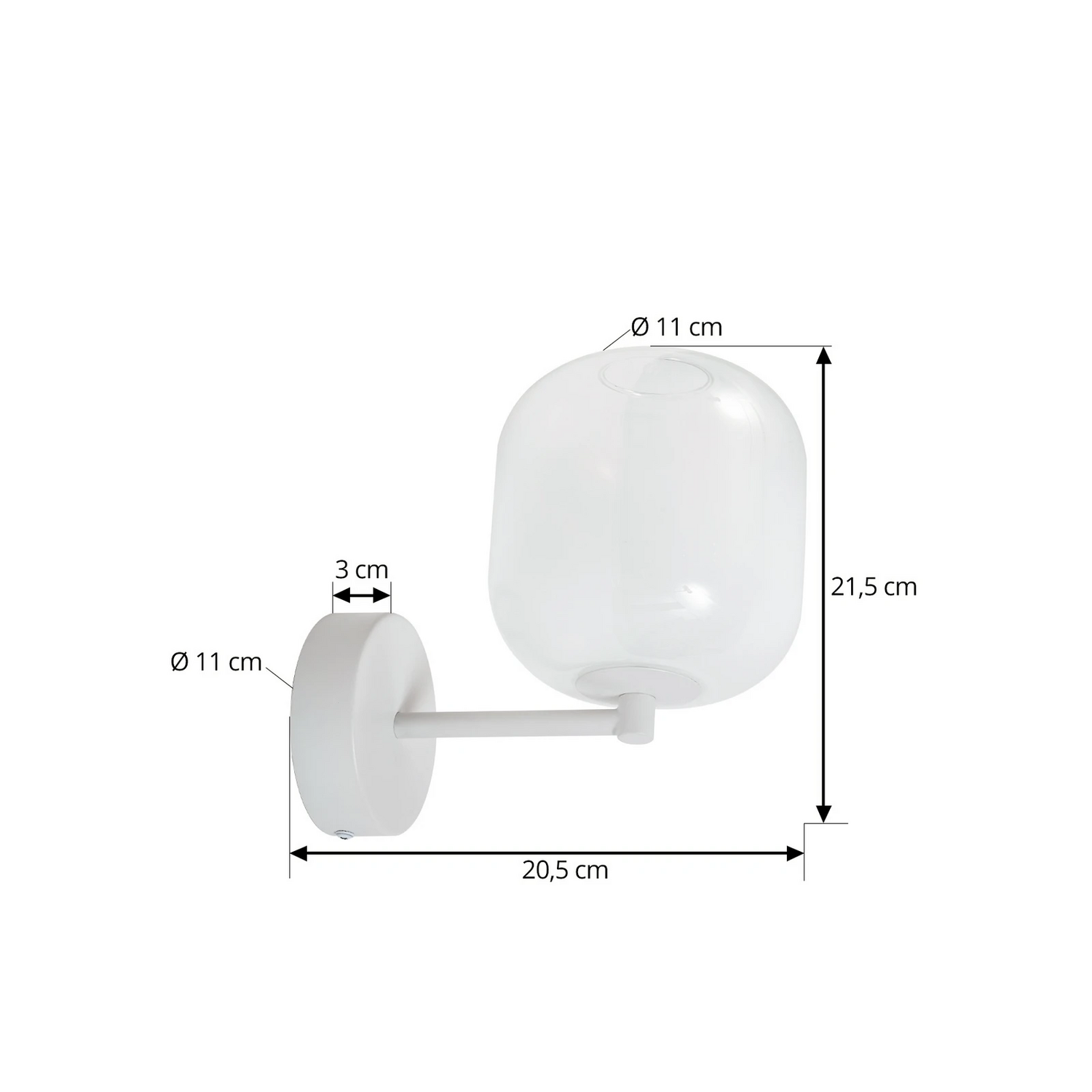 Lucande Led Wandleuchte Lampe Avelina Beleuchtung Weiß Innenwandleuchte Leuchte B-Ware - 4251911786552