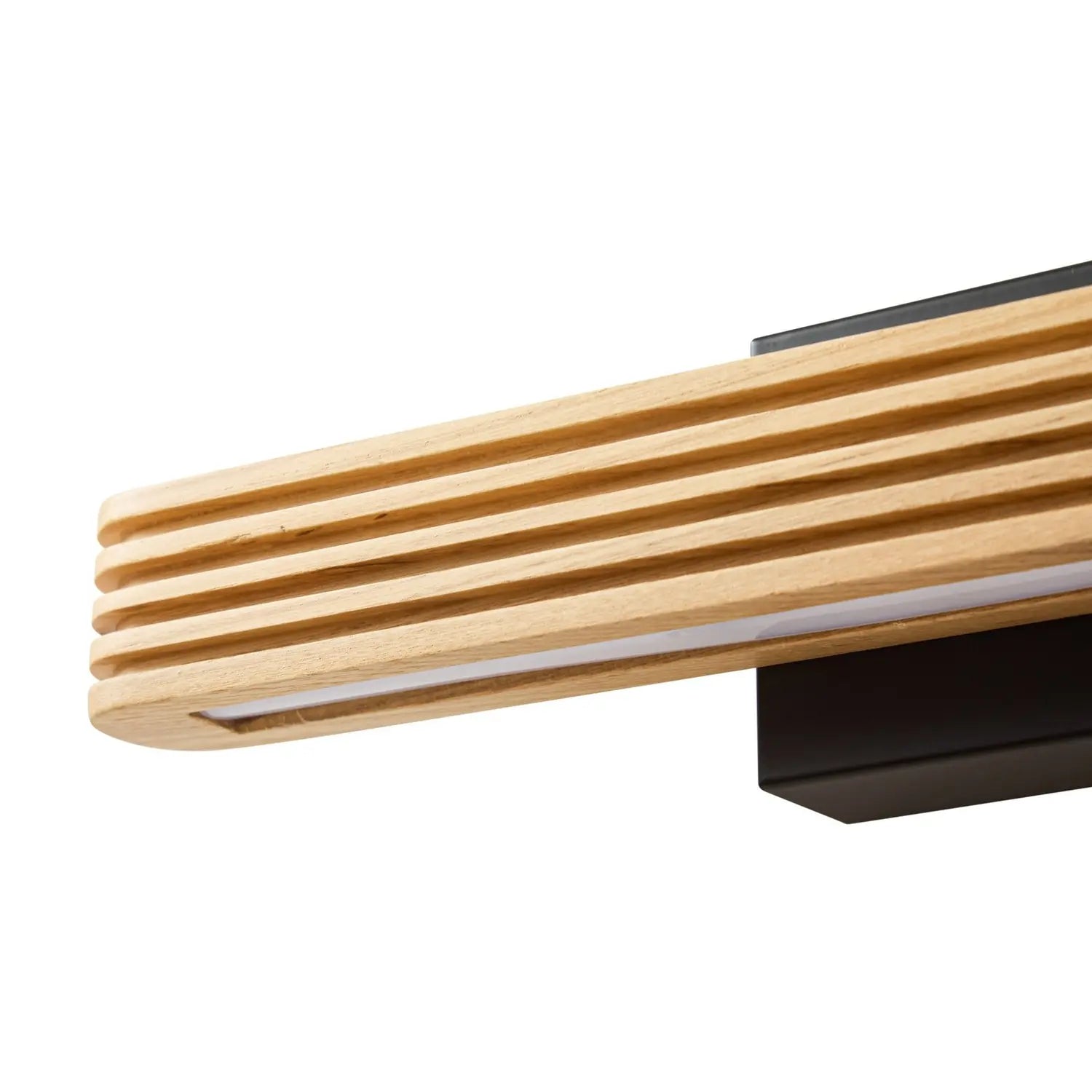 B-Ware Lucande Wandleuchte Wandlampe Led Holz Schwarz Lieske Beleuchtung Innenbere52