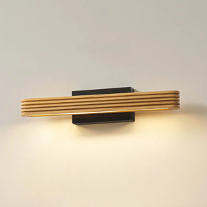 B-Ware Lucande Wandleuchte Wandlampe Led Holz Schwarz Lieske Beleuchtung Innenbere52