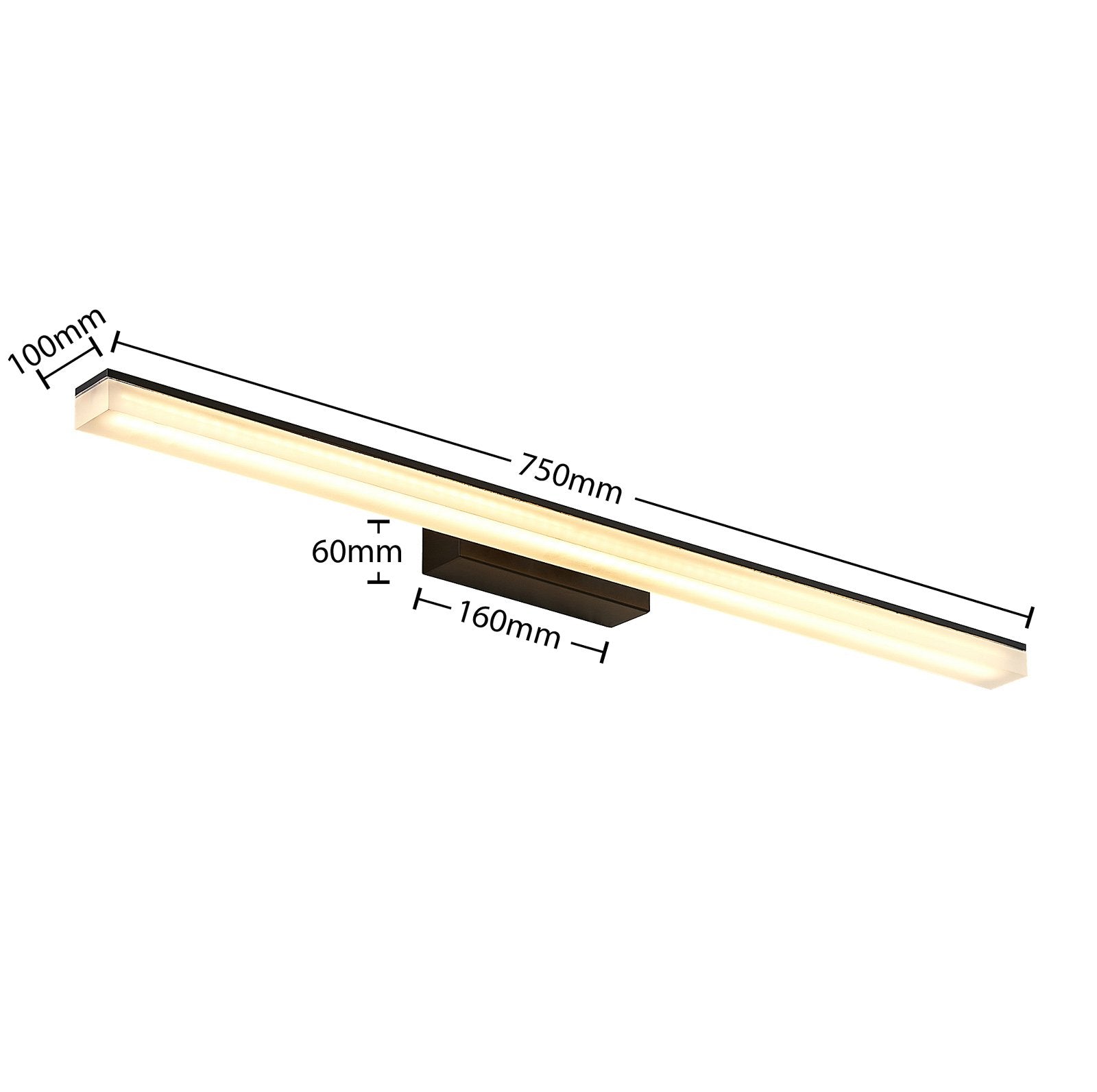 Lucande Lisana LED-Wandleuchte Wohnzimmerleuchte Bilderleuchte Spiegelleuchte - 4251096597295