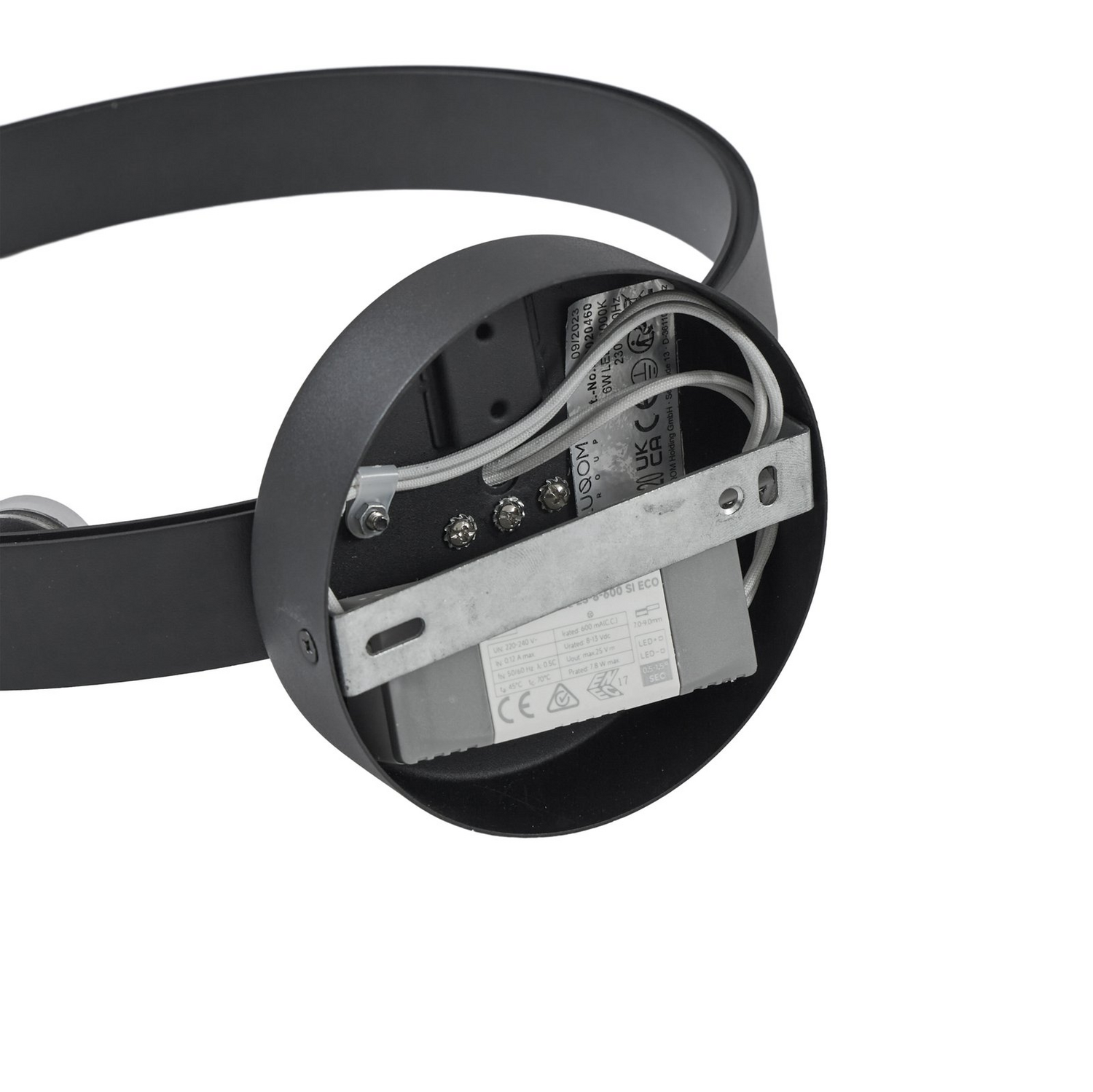 B-Ware Lucande Led Wandleuchte Luneo Wandlampe Leuchte Schwarz/Opal Lampe Glas 30 Cm  - 4251911778946