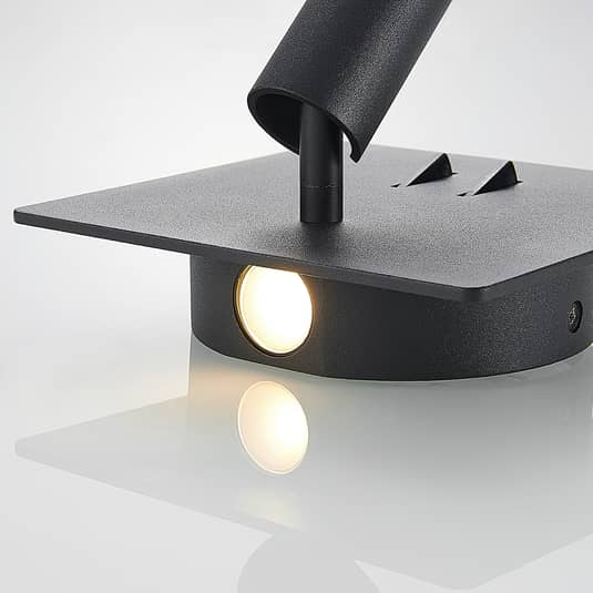 B-Ware Lucande Magya Led Wandleuchte Wandlampe Wandlicht Leuchte Lampe Licht Schwarz    - 4251096570441