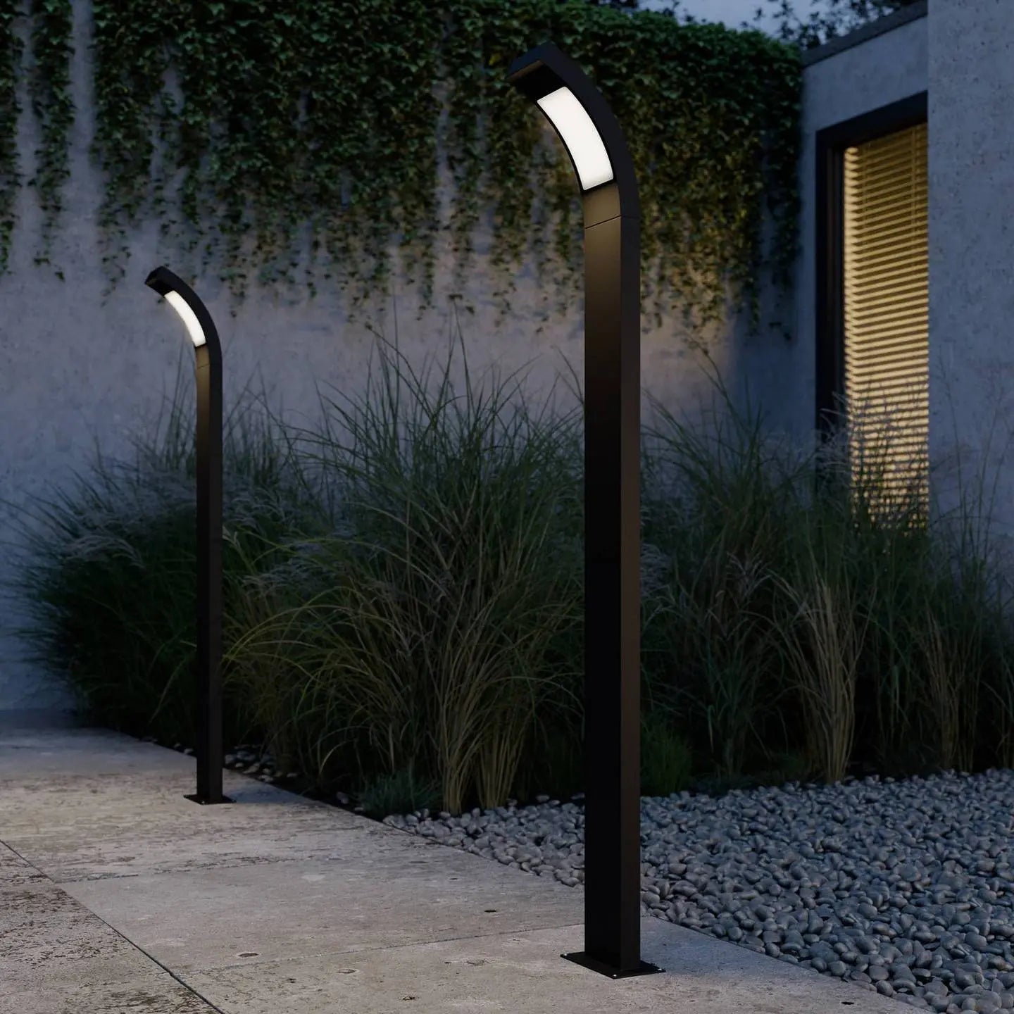 B-Ware Lucande Wegelampe Außenleuchte Led Gartenleuchte Grafitgrau Aluminium Ip54658 - 4251096538458
