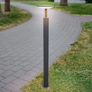 B-Ware Wegeleuchte Wegelampe Led Lucande Fenia Aluminium Schwarz 100cm Ip65 Siehe Text
