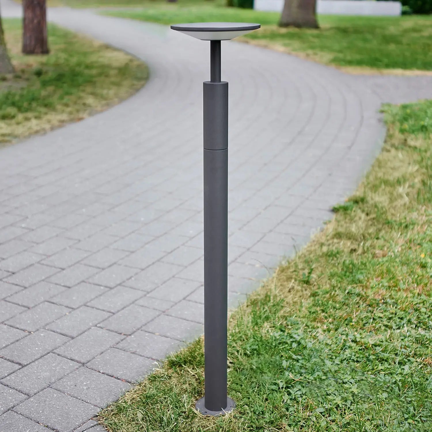 B-Ware Wegeleuchte Wegelampe Led Lucande Fenia Aluminium Schwarz 100cm Ip65 Siehe Text - 4251096547986