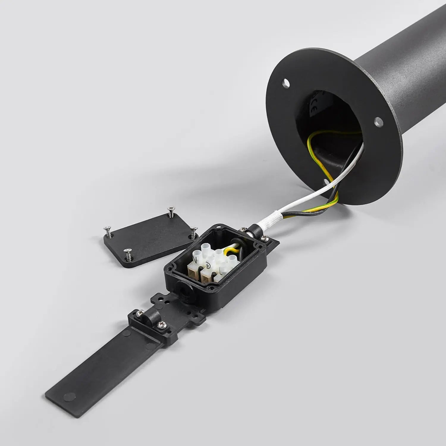 B-Ware Wegeleuchte Wegelampe Led Lucande Fenia Aluminium Schwarz 100cm Ip65 Siehe Text - 4251096547986