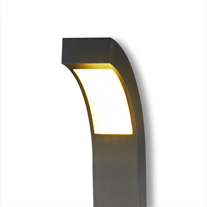 Lucande Grafitgraue Led Wegeleuchte Lennik Gartenleuchte Wegelicht Dekolampe Led B-Ware - 6291105702683