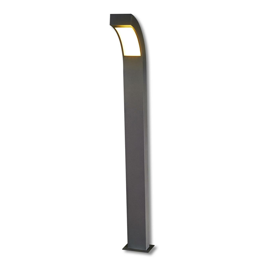 Lucande Grafitgraue Led Wegeleuchte Lennik Gartenleuchte Wegelicht Dekolampe Led B-Ware - 6291105702683