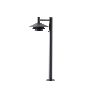 B-Ware Lucande Wegeleuchte Wegelampe Led Montaro Anthrazit Sensor Außenbereich H10532