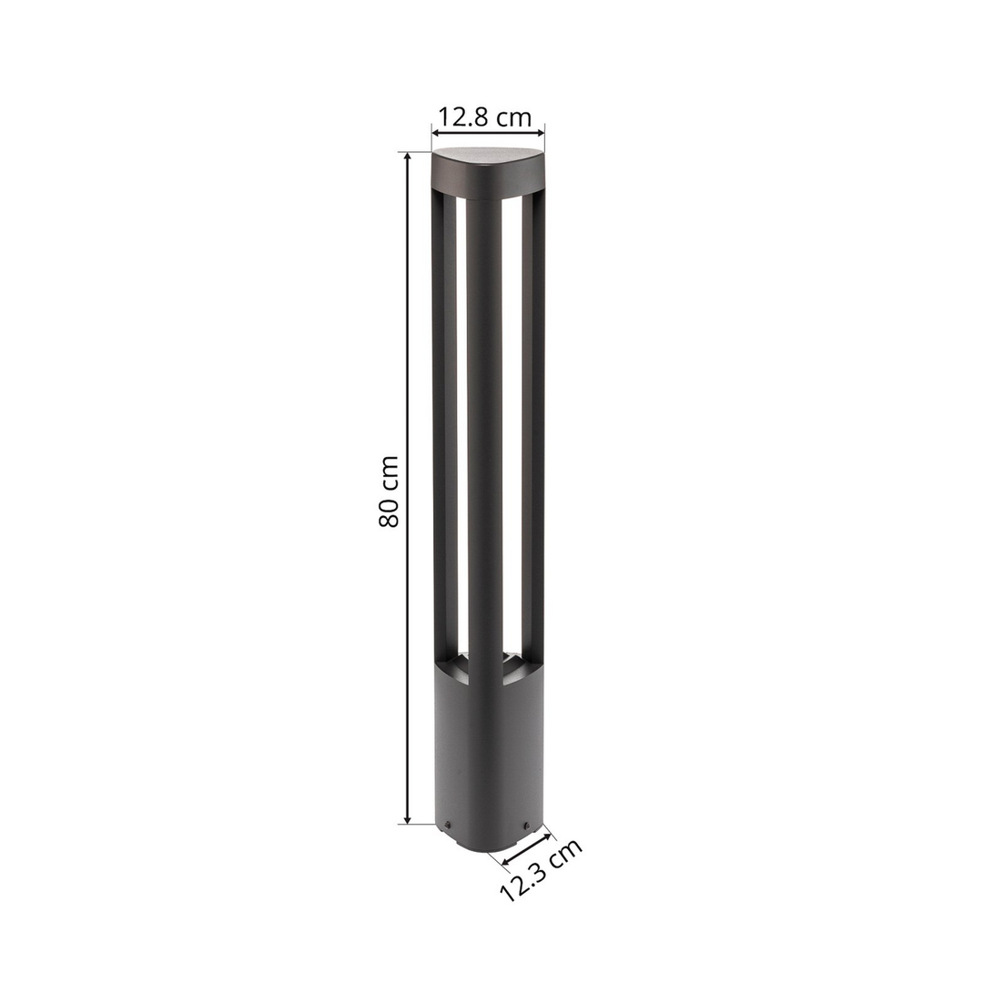 Lucande Aluminium Wegeleuchte Nanna Mit Led Wegelampe Wegebeleuchtung Anthrazit B-Ware - 6291105701808