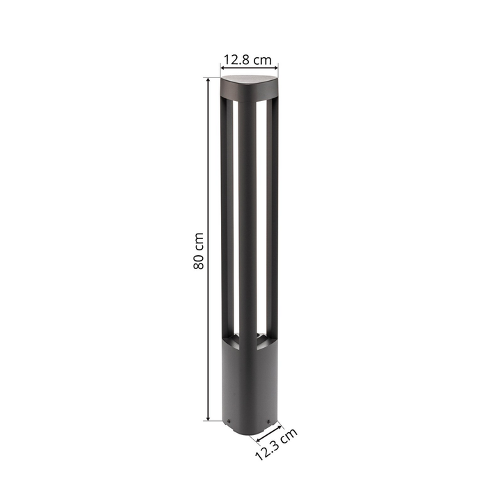 Lucande Aluminium Wegeleuchte Nanna Mit Led Wegelampe Wegebeleuchtung Anthrazit B-Ware - 6291105701808