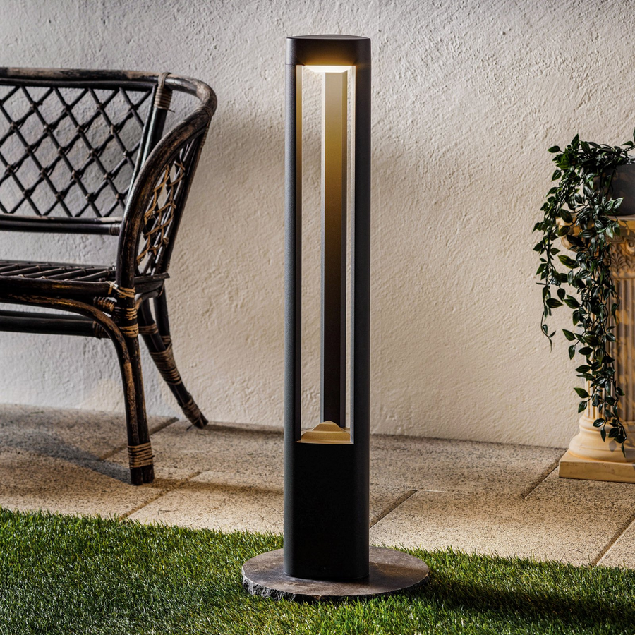 Lucande Aluminium Wegeleuchte Nanna Mit Led Wegelampe Wegebeleuchtung Anthrazit B-Ware - 6291105701808