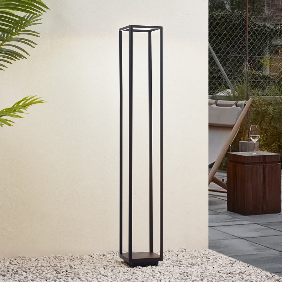 Lucande Led Wegeleuchte Außenlampe Thorvid Schwarz Wegbeleuchtung 120cm B-Ware - 4251911787078