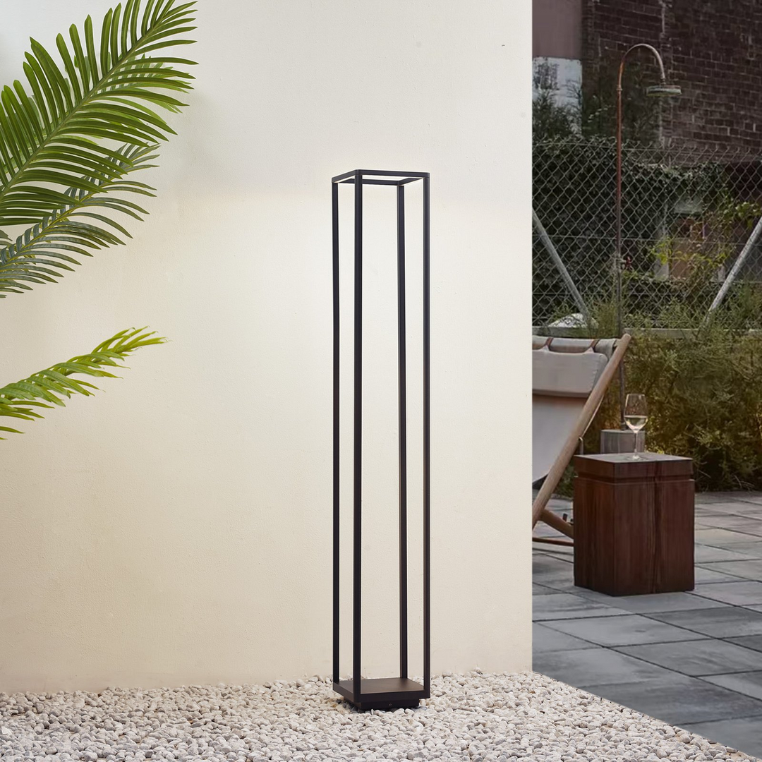 Lucande Led Wegeleuchte Außenlampe Thorvid Schwarz Wegbeleuchtung 120cm B-Ware - 4251911787078