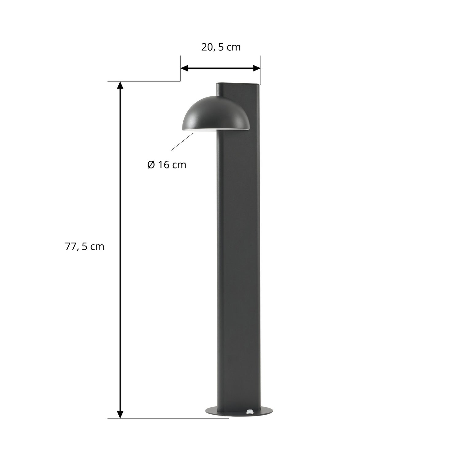 B-Ware Lucande Wegeleuchte Außenleuchte Led Wegelampe Velira Schwarz Gartenleuchte - 4255830910920
