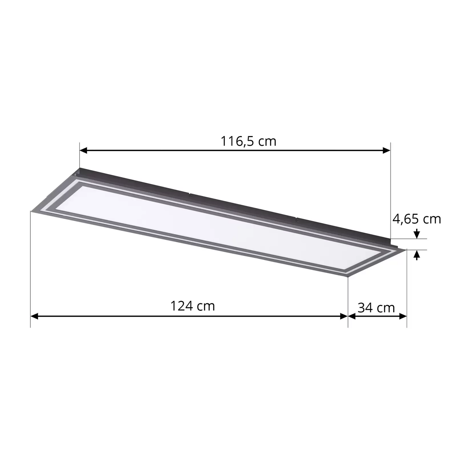 B-Ware Lucande Leicy Led Deckenlampe Deckenlicht Deckenleuchte Wohnzimmerleuchte Lampe - 10013018