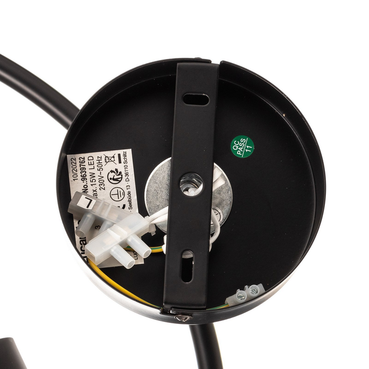 Lucande Linnard Deckenleuchte Lampe Led Schwarz E27 3 Flammig Stahl Dimmbar B-Ware - 4251911756593