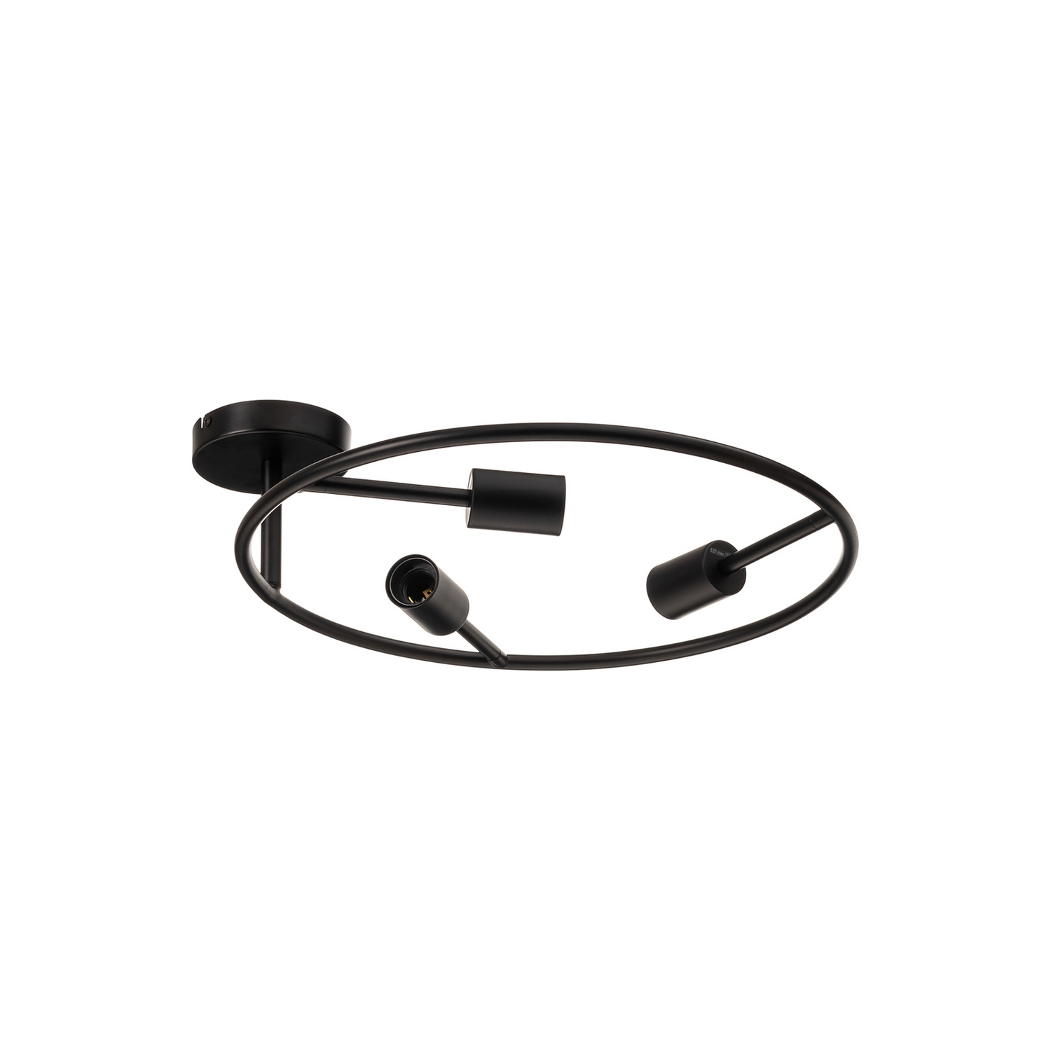 Lucande Linnard Deckenleuchte Lampe Led Schwarz E27 3 Flammig Stahl Dimmbar B-Ware - 4251911756593