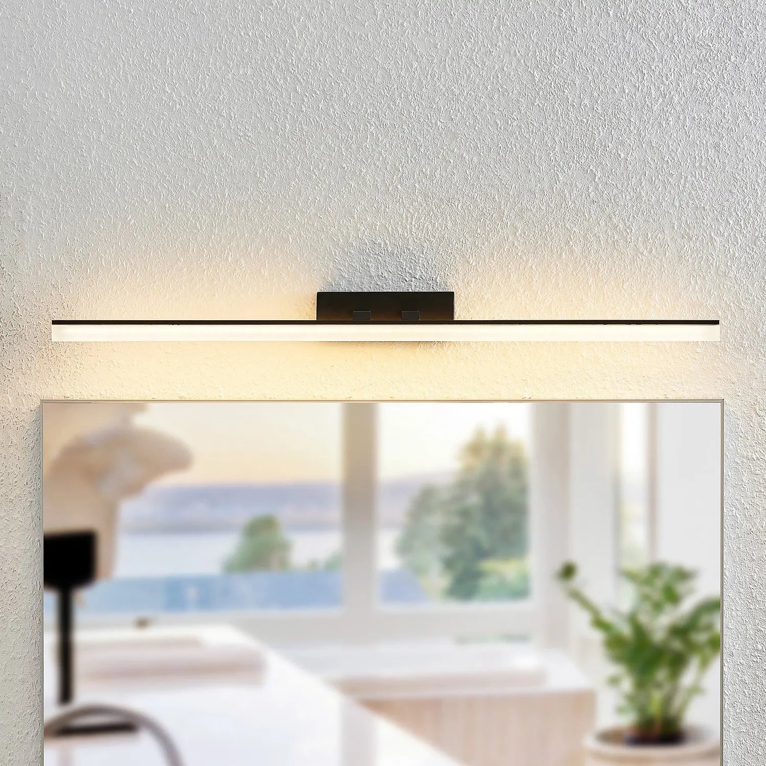 B-Ware Lucande Lisana Led Wandleuchte 75cm Wandleuchte Lampe Leuchte Licht Spiegella392