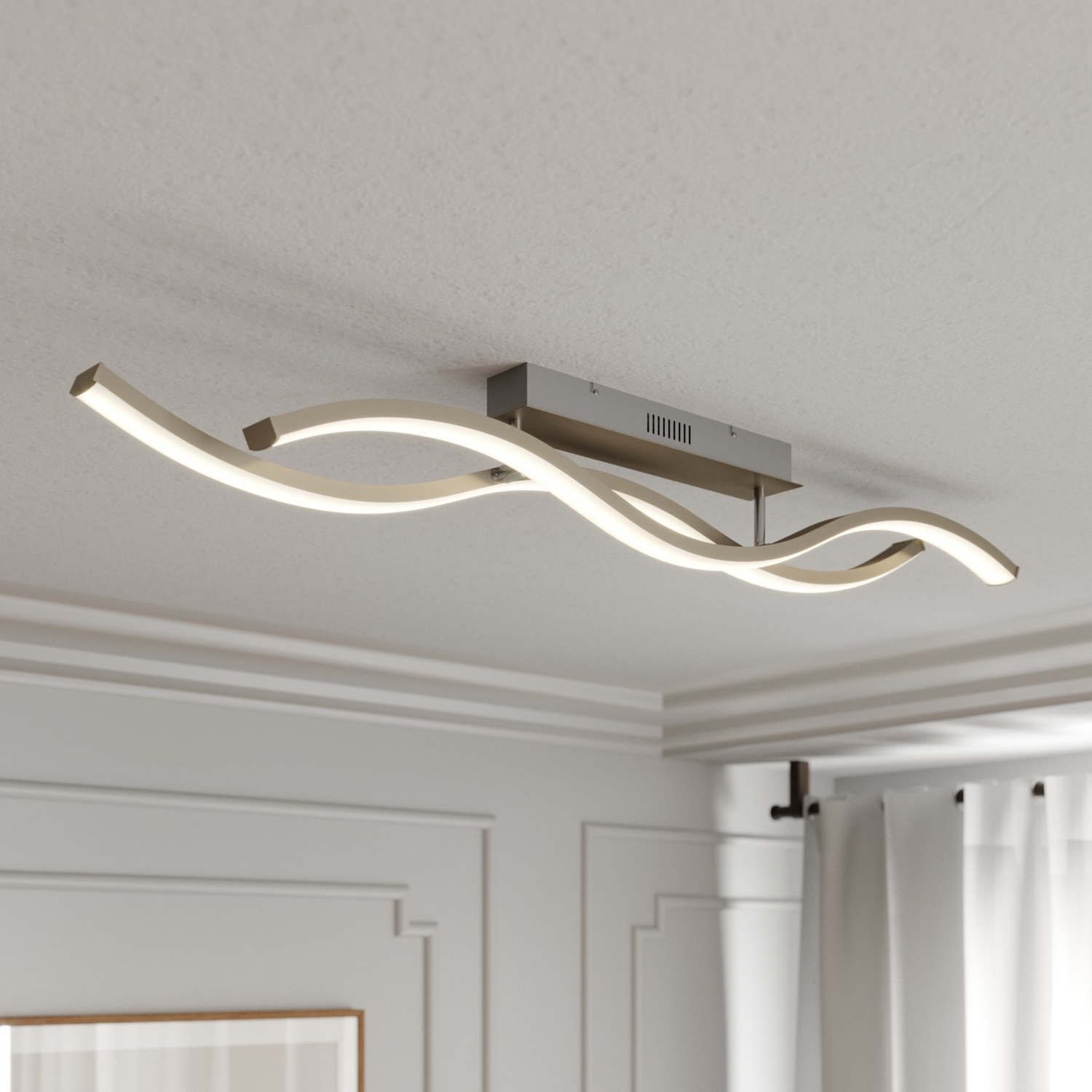 B-Ware Lucande Mairia Led Deckenlampe Deckenleuchte Deckenlicht Leuchte Wohnzimmerlampe