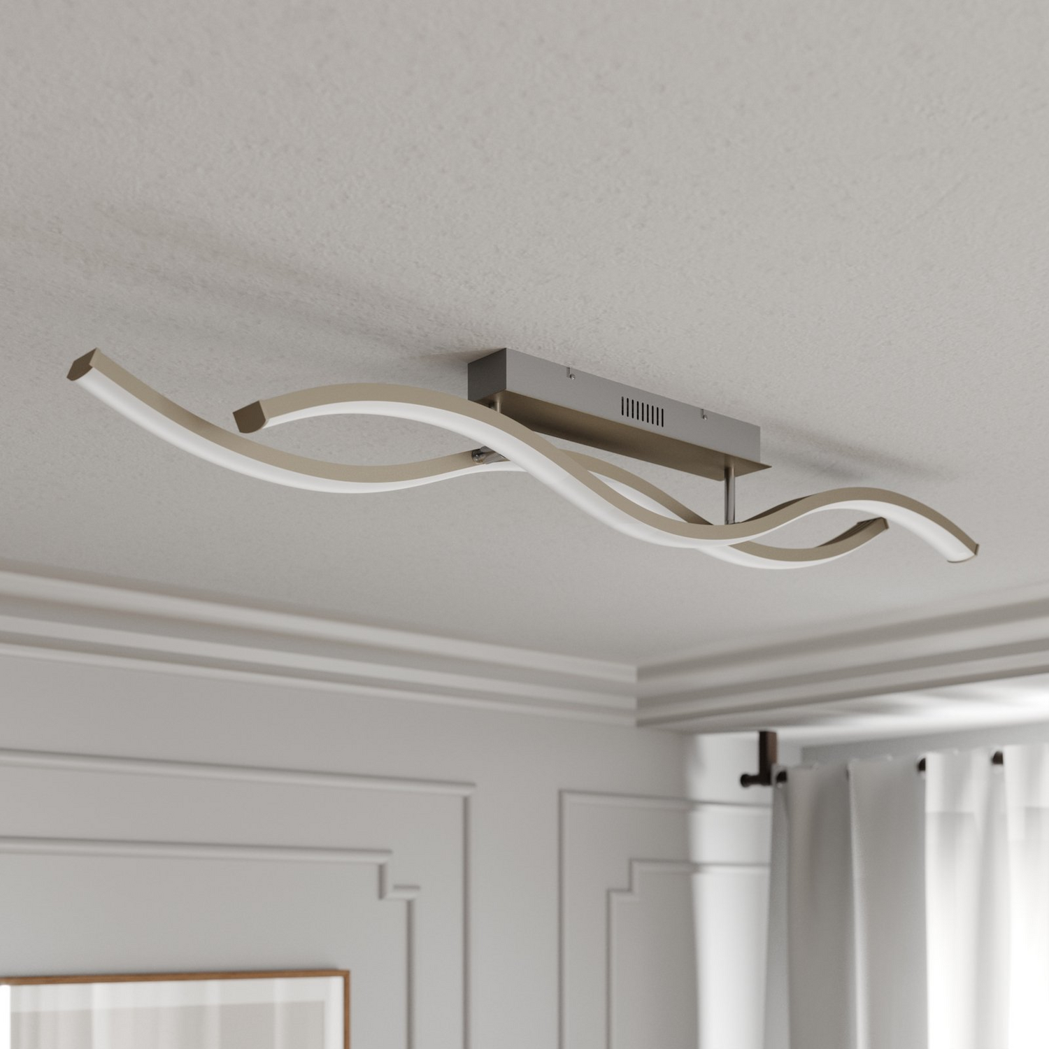B-Ware Lucande Mairia Led Deckenlampe Deckenleuchte Deckenlicht Leuchte Wohnzimmerlampe