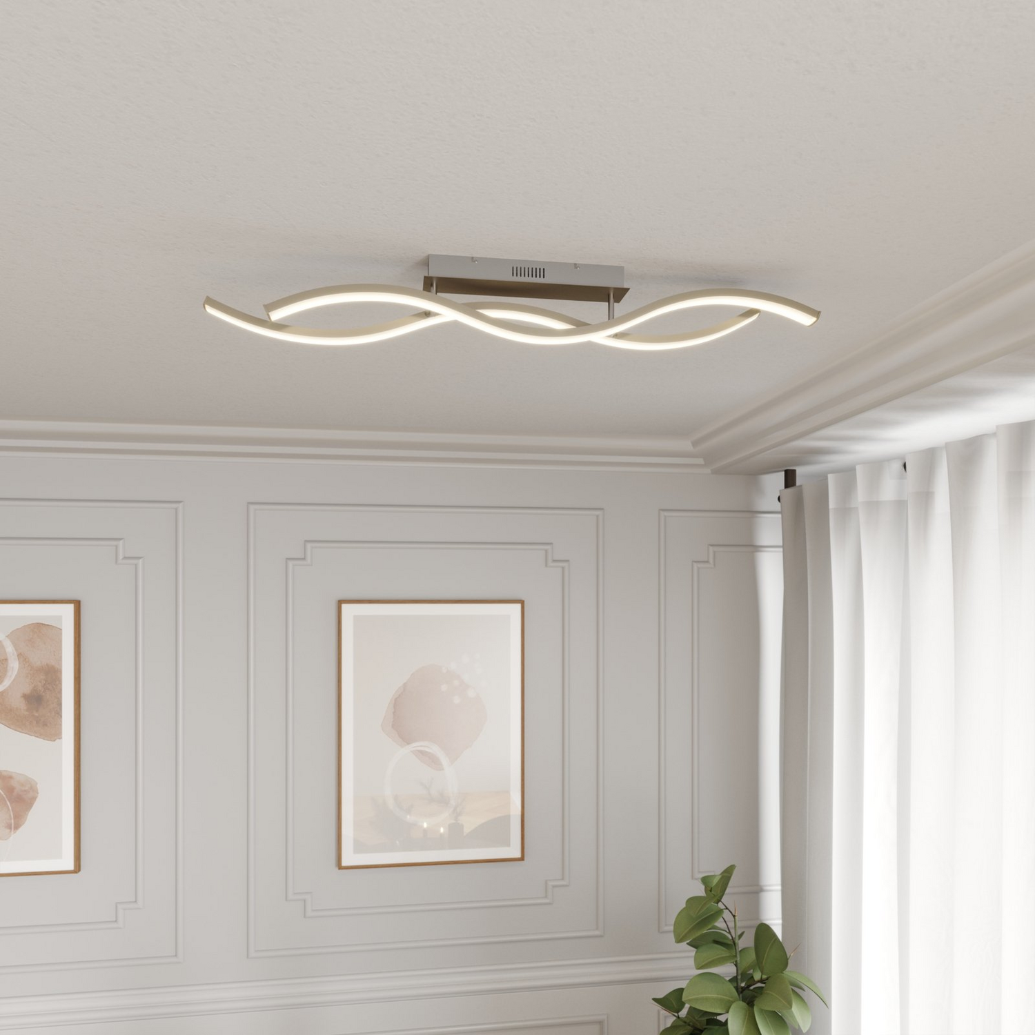 B-Ware Lucande Mairia Led Deckenlampe Deckenleuchte Deckenlicht Leuchte Wohnzimmerlampe