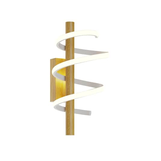 B-Ware Lucande Milora Led Wandleuchte Wandleuchte Designerleuchte Lampe Wand Eiche Weiß - 4251096584851