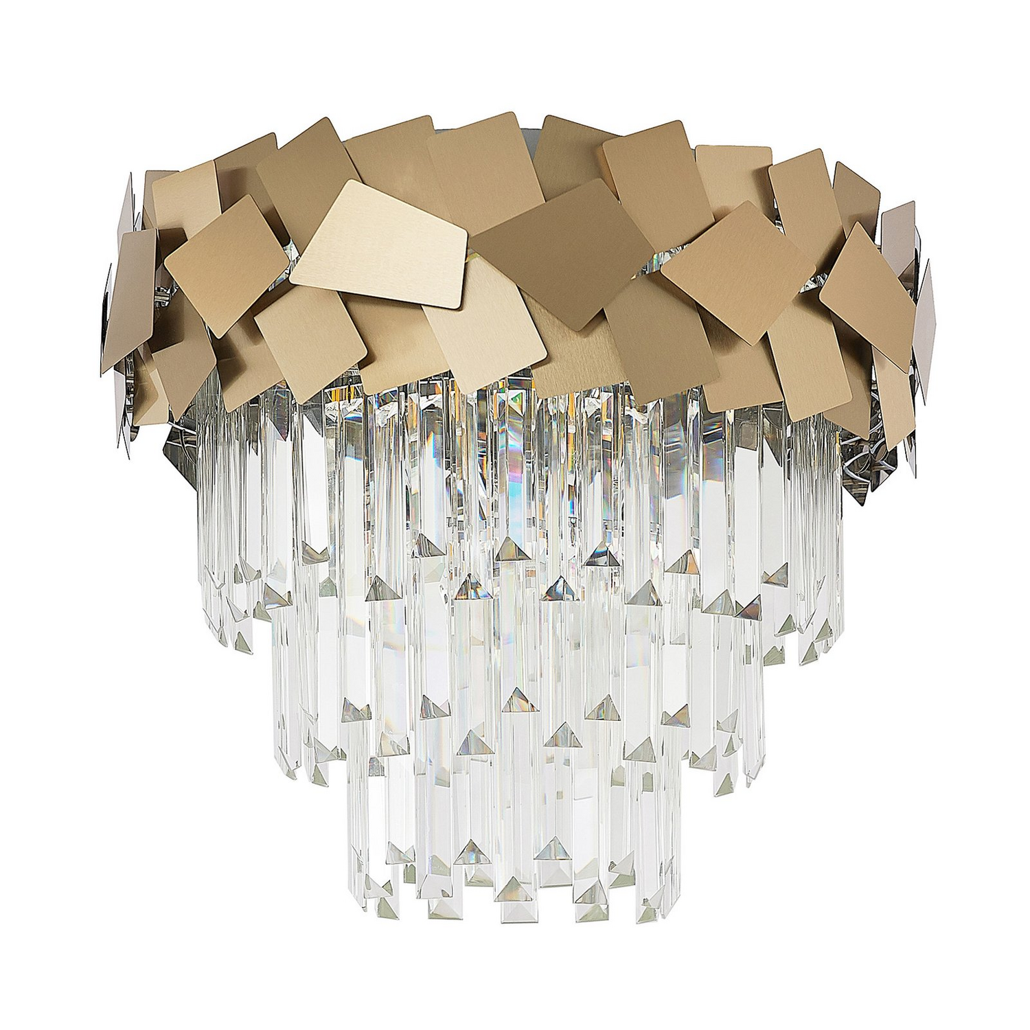 Lucande Miraia Kristall Deckenleuchte Gold Lampe Leuchte Spot Siehe Text/Foto B-Ware - 4251911700855