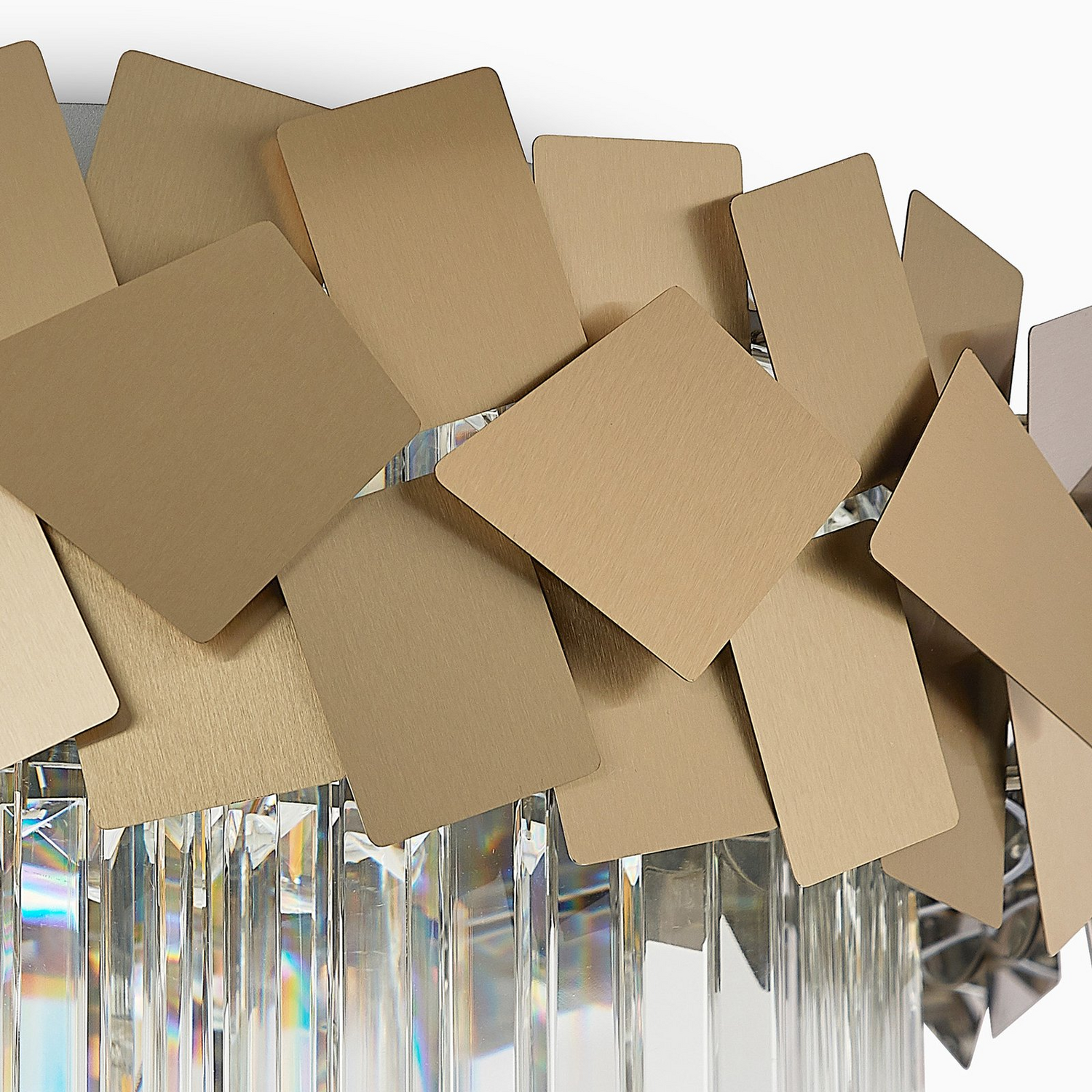 Lucande Miraia Kristall Deckenleuchte Gold Lampe Leuchte Spot Siehe Text/Foto B-Ware - 4251911700855